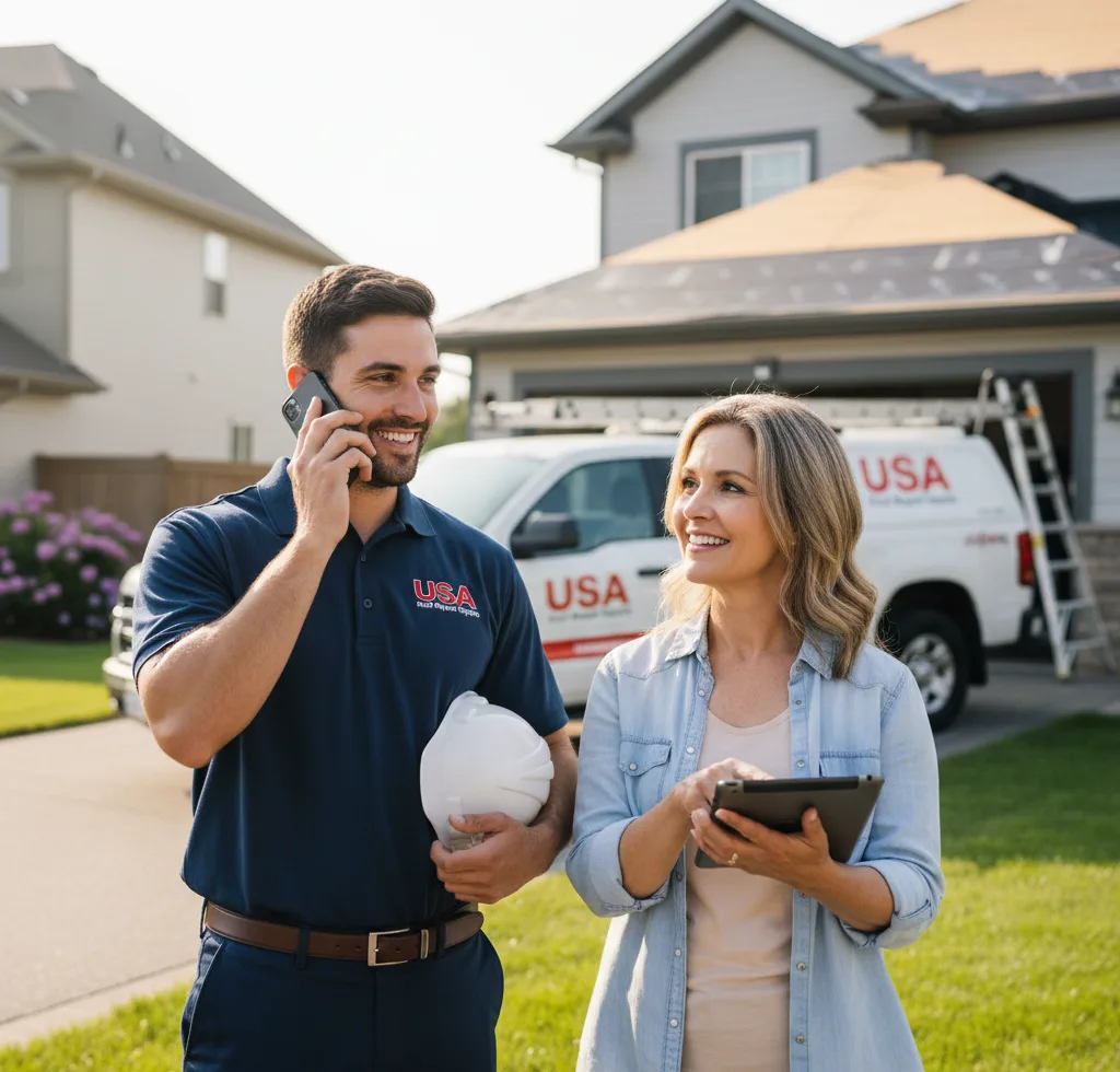 USA Roof Repair Experts customer support in Big Pool